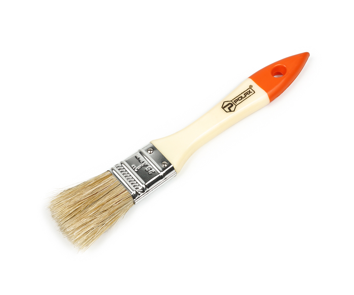 Пензель "Стандарт" 1"/25мм пластикова ручка, змішан ворс, Polax